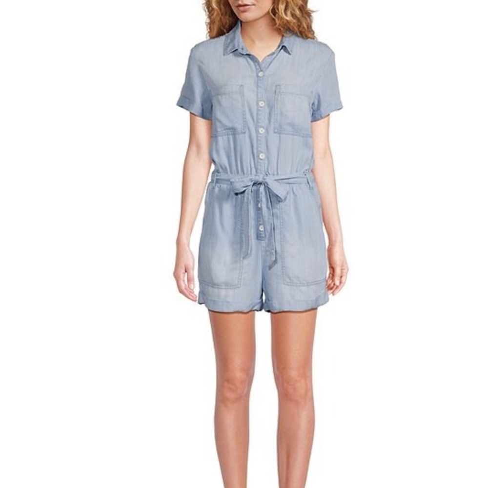 Cloth & Stone Denim Romper, size M
